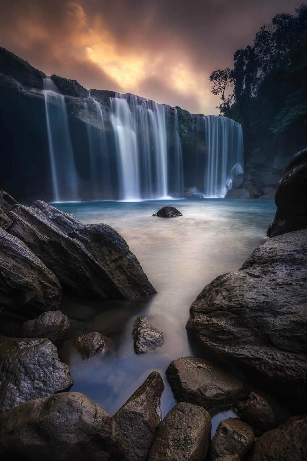 Waterfall in Meghalaya